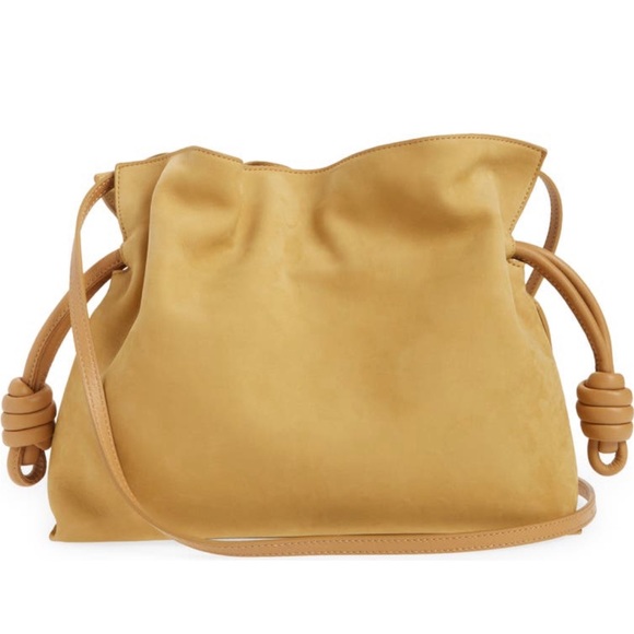 LOEWE
Flamenco leather-trimmed nubuck clutch - Picture 2 of 16